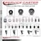 Service Caster 3'' Semi Steel Swivel 1-7/8'' Expanding Stem Caster Total Lock Brake SCC-EXTTL20S315-SSR-178 - alternate 4